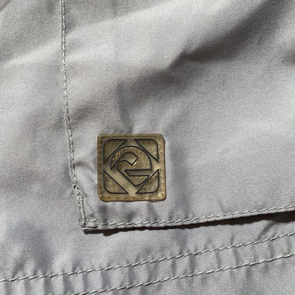 Red Sand brand 34 cargo board shorts gray adjustable tight side strings - Picture 2 of 7